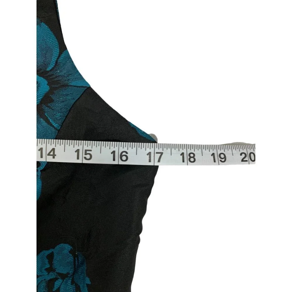 RN Studio Girls  Black & Turquoise Dress